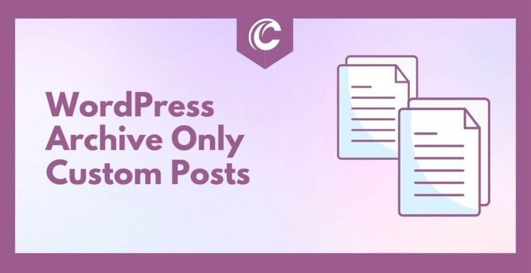 WordPress Custom Posts Types