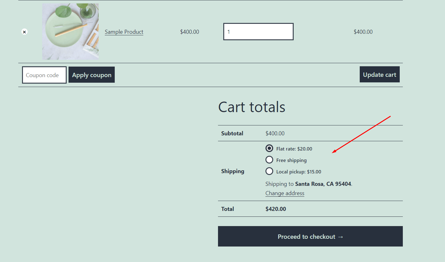 Default Shipping Rates, WooCommerce - Codexin