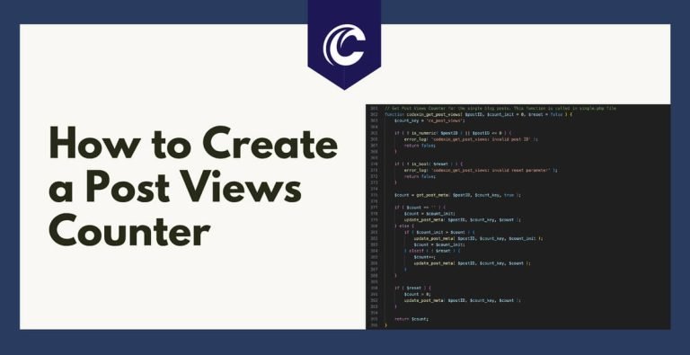 How to Create a Post Views Counter in WordPress - Codexin Technologies